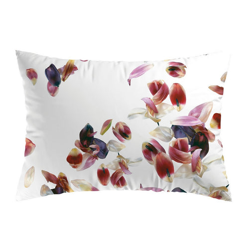 Aurore - Set De 2 Taies D'Oreiller Satin De Coton Aurore Blanc