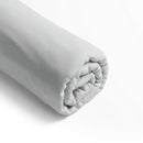 Envolée De Papillons - Drap-Housse Satin De Coton Rayures Fines Gris