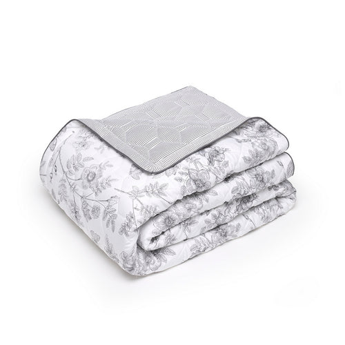 Envolée De Papillons - Couvre-Lit Xl Envolée De Papillons Blanc