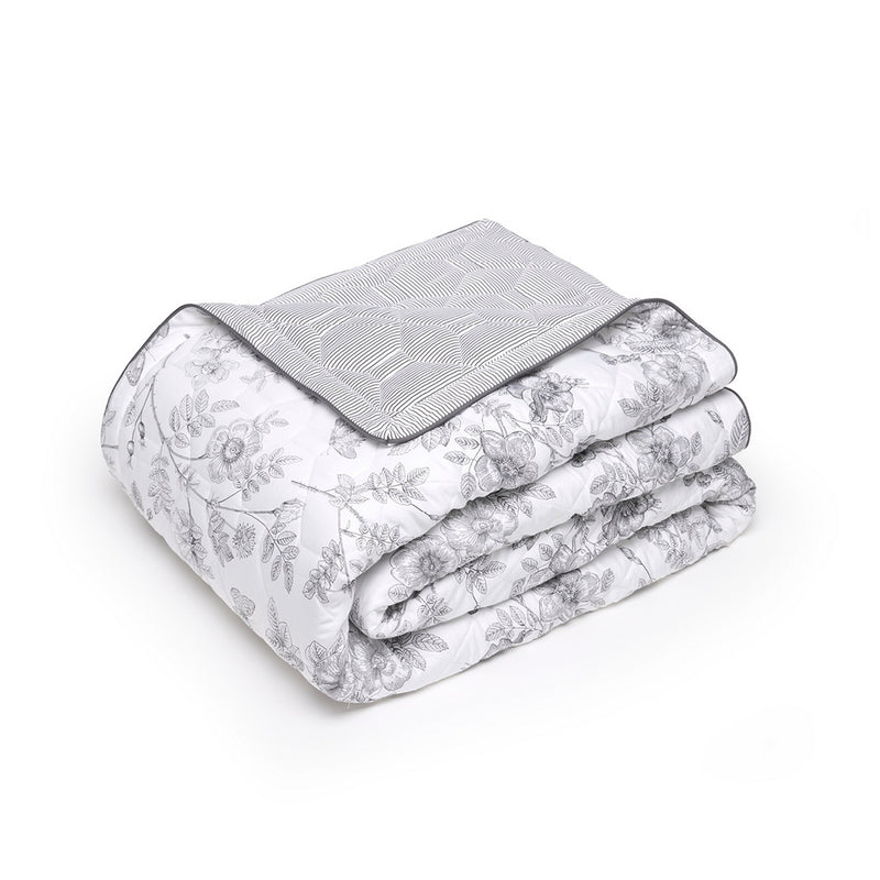 Envolée De Papillons - Couvre-Lit Xl Envolée De Papillons Blanc