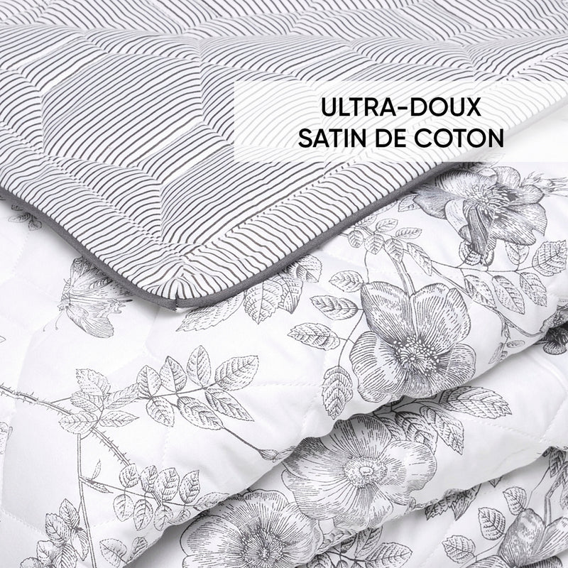 Envolée De Papillons - Couvre-Lit Xl Envolée De Papillons Blanc