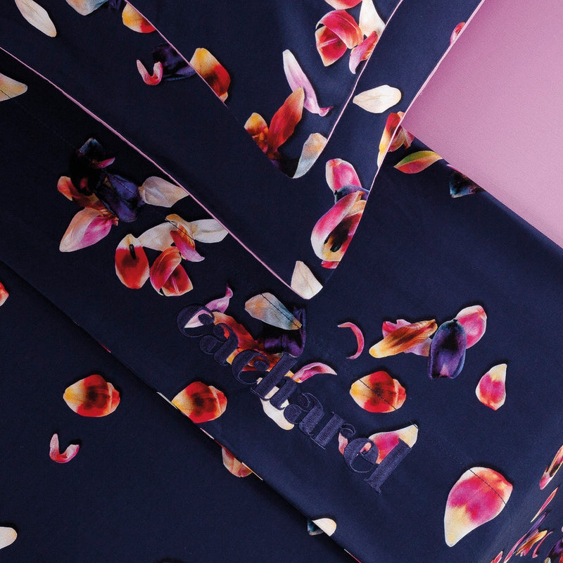 Aurore - Drap Plat Satin De Coton Aurore Rose