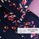 Aurore - Drap Plat Satin De Coton Aurore Rose