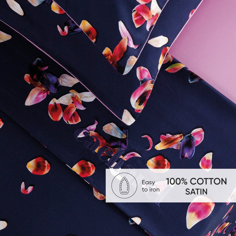 Aurore - Drap Plat Satin De Coton Aurore Rose
