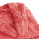 Peignoir Avec Capuche En Coton Ulta Absorbant - Rose Hibiscus