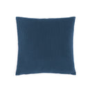 Housse De Coussin Velours Côtelé Bleu