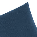 Housse De Coussin Velours Côtelé Bleu