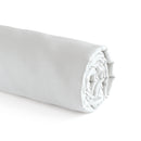 Roses - Drap-Housse Lin / Coton Uni Blanc