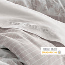 Roses - Drap Plat Lin / Coton Uni Blanc