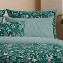 Forêt Enchantée - Set De 2 Taies D'Oreiller Satin De Coton Forêt Enchantée Vert