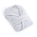Peignoir Avec Capuche En Coton Ultra Absorbant - Blanc