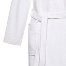 Peignoir Avec Capuche En Coton Ultra Absorbant - Blanc