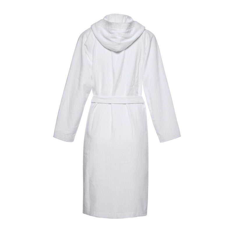 Peignoir Avec Capuche En Coton Ultra Absorbant - Blanc