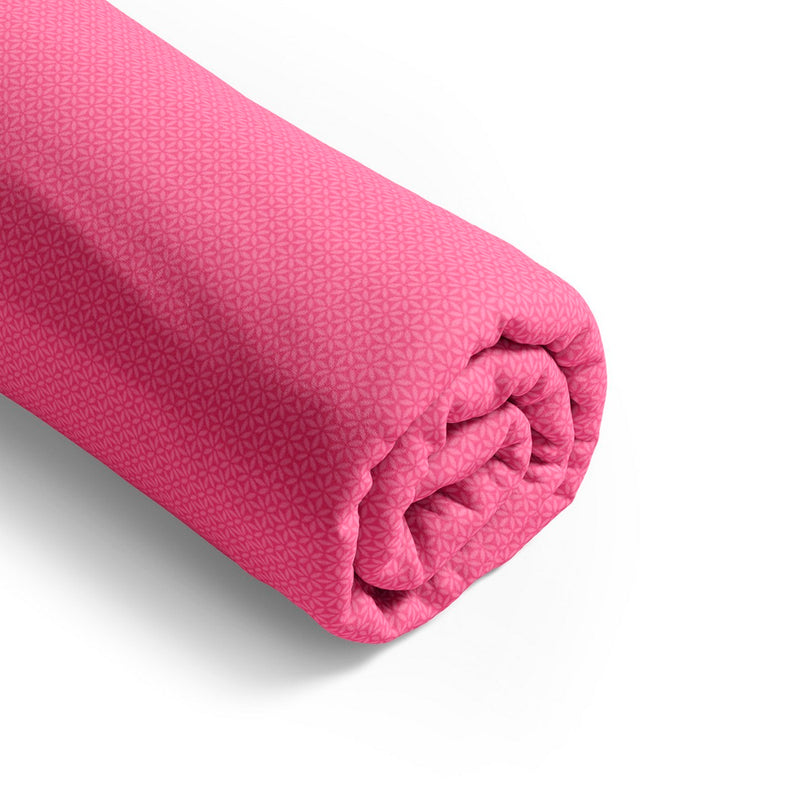 Marie Fleurs - Drap-Housse Satin De Coton Marie Fleurs Rose