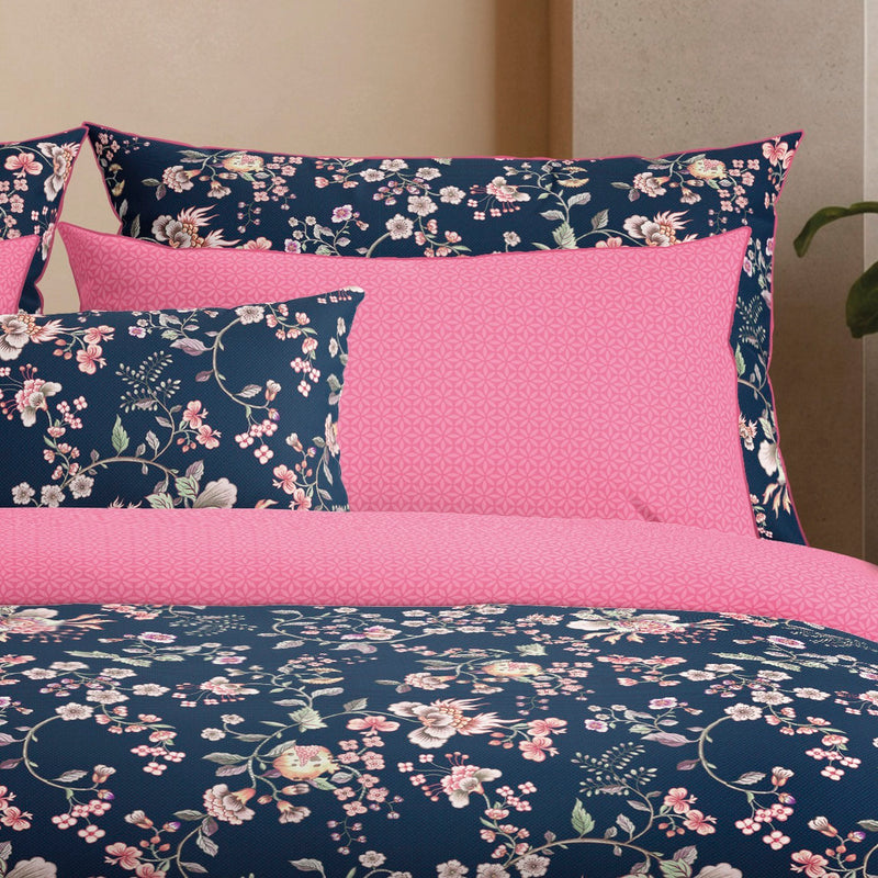 Marie Fleurs - Drap-Housse Satin De Coton Marie Fleurs Rose