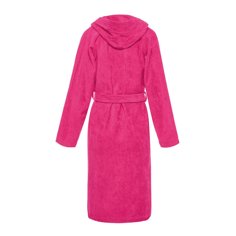 Peignoir Avec Capuche En Coton Ultra Absorbant - Fuchia