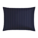 Douceur Caramel - Set De 2 Taies D'Oreiller Satin De Coton Douceur Caramel Bleu Foncé