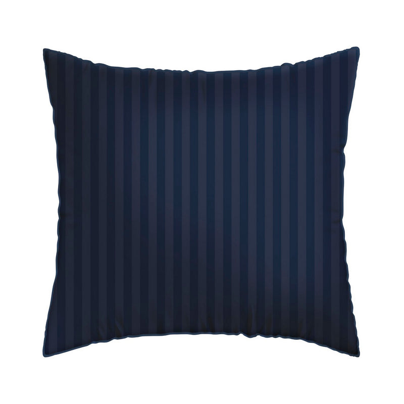Fleur De Minuit - Set De 2 Taies D'Oreiller Satin De Coton Fleur De Minuit Bleu Foncé