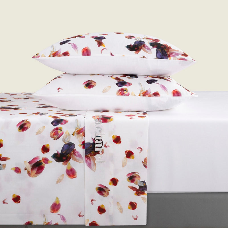 Aurore - Ensemble De Draps Satin De Coton Aurore Blanc