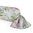 Jardin De Roses - Taie De Traversin Satin De Coton Jardin De Roses Vert Thym