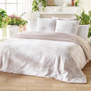 Lace - Drap Plat Satin De Coton Lace Taupe