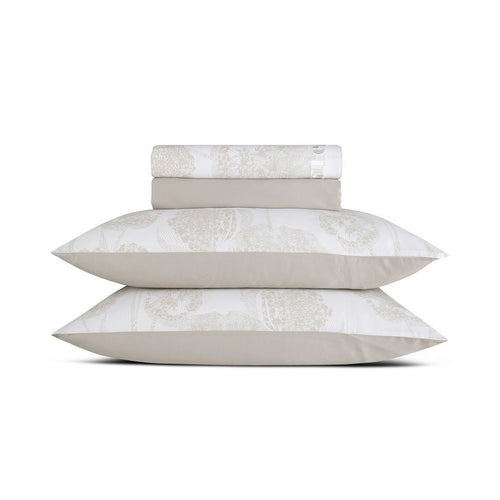 Lace - Ensemble De Draps Satin De Coton Lace Taupe
