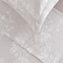 Roses - Taie De Traversin Satin De Coton - Roses Taupe