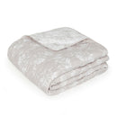 Roses - Couvre-Lit Satin De Coton - Roses Taupe
