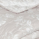Roses - Couvre-Lit Satin De Coton - Roses Taupe