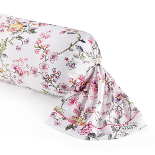 Jardin Secret - Taie De Traversin Satin De Coton - Jardin Secret Blanc