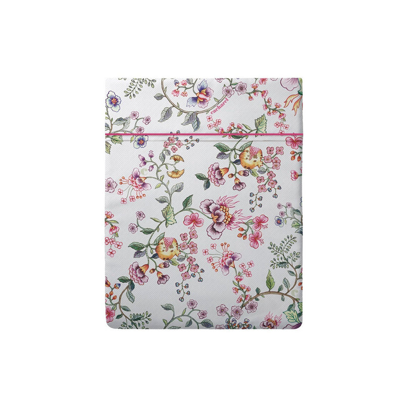 Jardin Secret - Drap Plat Satin De Coton - Jardin Secret Blanc