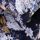 Bouquet D'Hortensias - Taie D'Oreiller Satin De Coton - Bouquet D'Hortensias Bleu