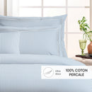 Saclay - Taie De Traversin Satin De Coton - Saclay Bleu Clair