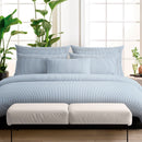 Saclay - Taie De Traversin Satin De Coton - Saclay Bleu Clair