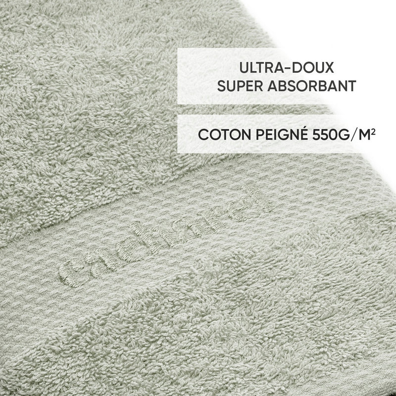 Set De 2 Serviettes Vert Amande
