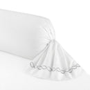 Perle Enchantée - Taie De Traversin Satin De Coton - Perle Enchantée Gris / Blanc