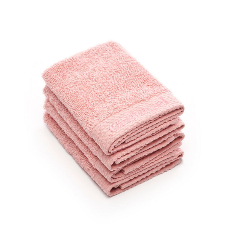4 Serviettes D'Invitées Rose Pétale