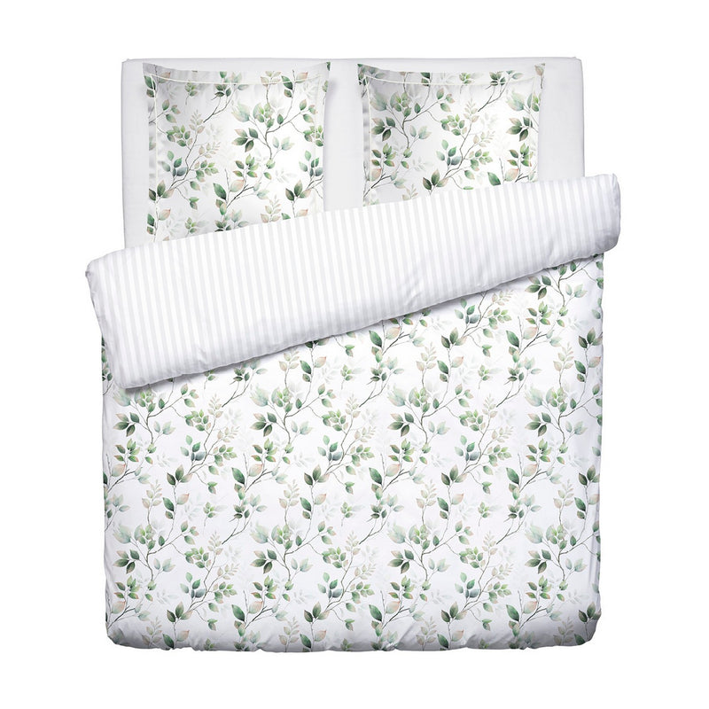 Petit Bosquet - Housse De Couette + 1 Ou 2 Taie(S) D'Oreiller Satin De Coton - Petit Bosquet Blanc