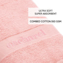 Set De 2 Serviettes & 2 Draps De Bain Rose Pétale