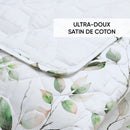 Petit Bosquet - Couvre-Lit Satin De Coton - Petit Bosquet Blanc
