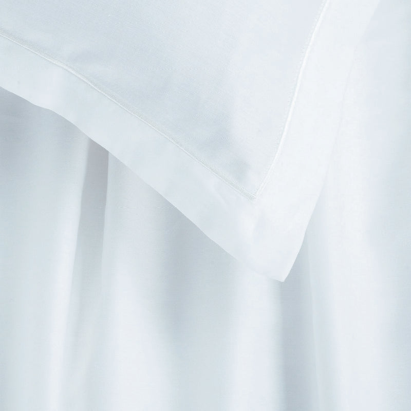 Uni 1 Baratta - Taie D'Oreiller Satin De Coton - Uni 1 Baratta Bleu 01