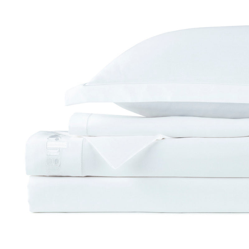 Uni 1 Baratta - Ensemble De Draps Satin De Coton - Uni 1 Baratta Bleu 01