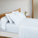 Uni 1 Baratta - Ensemble De Draps Satin De Coton - Uni 1 Baratta Bleu 01