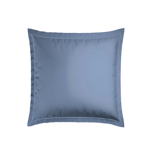 Uni 1 Baratta - Taie D'Oreiller Satin De Coton - Uni 1 Baratta Bleu 03