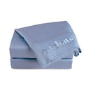 Uni 1 Baratta - Drap Plat Satin De Coton - Uni 1 Baratta Bleu 03
