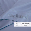 Uni 1 Baratta - Drap Plat Satin De Coton - Uni 1 Baratta Bleu 03