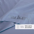 Uni 1 Baratta - Drap Plat Satin De Coton - Uni 1 Baratta Bleu 03