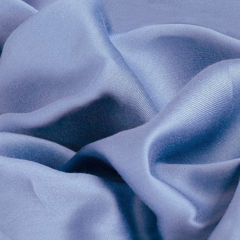 Uni 1 Baratta - Drap Plat Satin De Coton - Uni 1 Baratta Bleu 03