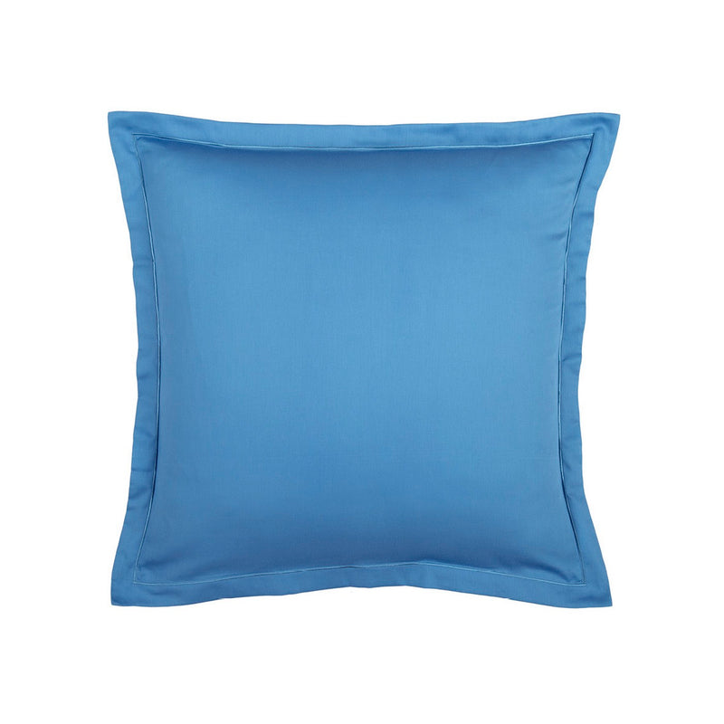 Uni 1 Baratta - Taie D'Oreiller Satin De Coton - Uni 1 Baratta Bleu 05