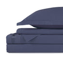 Uni 1 Baratta - Ensemble De Draps Satin De Coton - Uni 1 Baratta Bleu 06